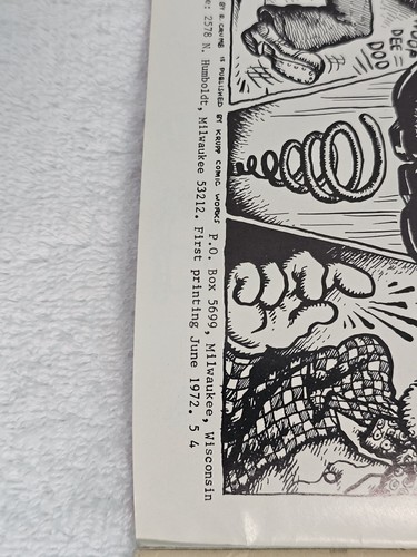 VTG XYZ Comics 1972 1st Print R. Crumb Underground Comix Krazy Kool Softcover VG - Picture 5 of 8