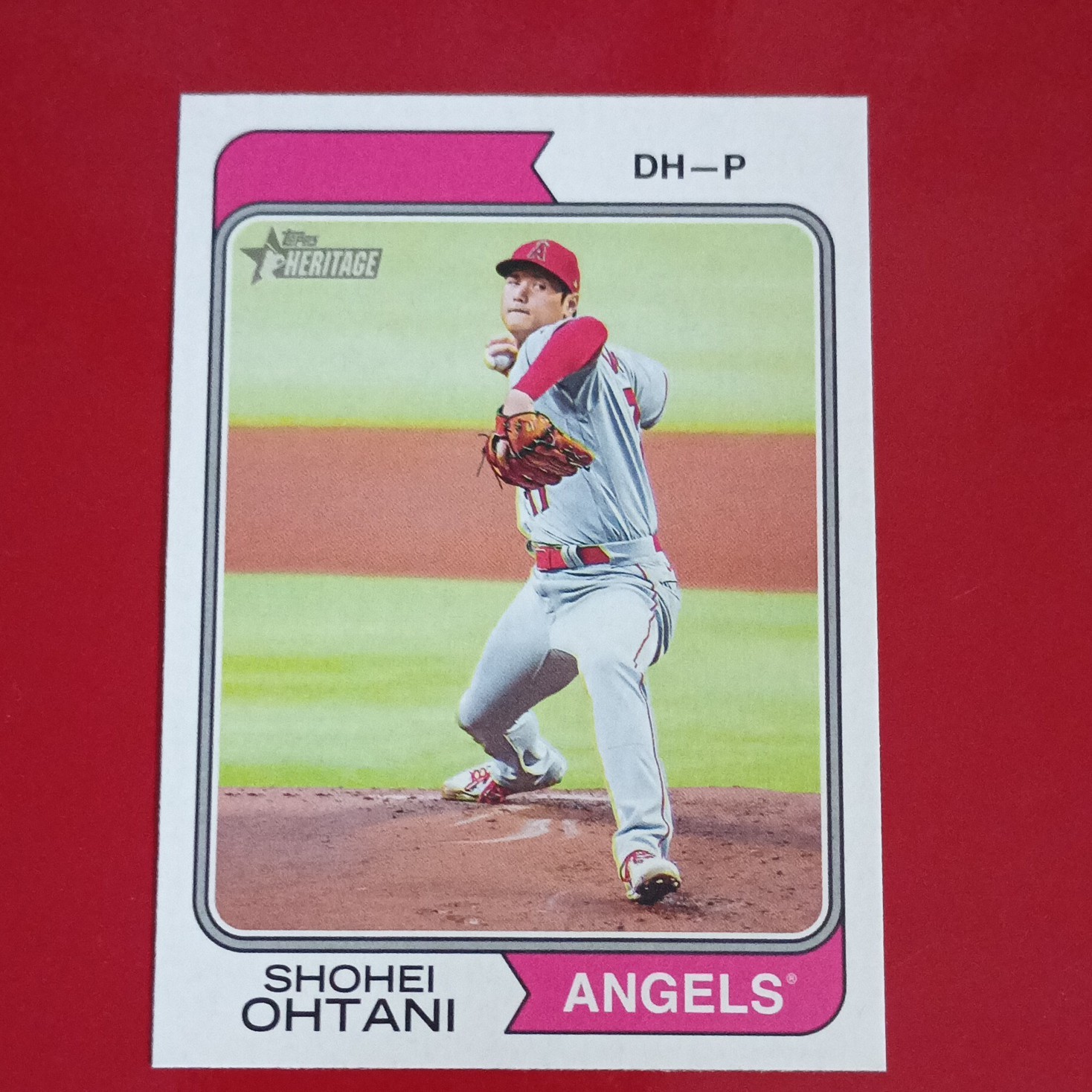 Topps 2023 Topps Heritage Shohei Ohtani #20 Angels MLB 