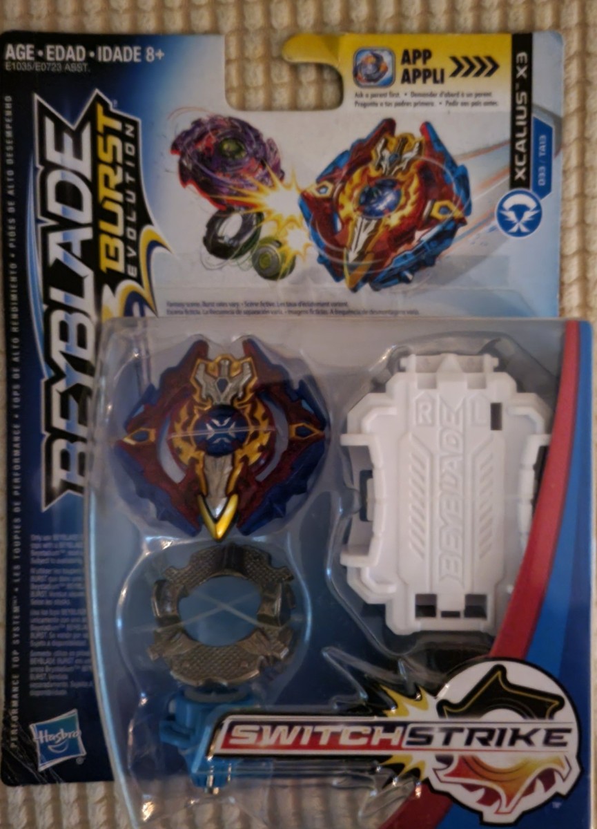 Hasbro Beyblade Burst Evolution Xcalius X3 Switch Strike Toy for