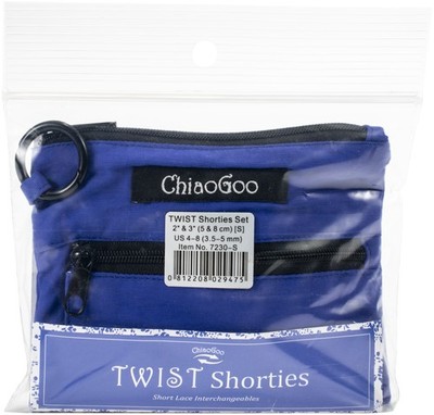 ChiaoGoo TWIST Shorties Set 2'' & 3''-Size US 4-8/3.5-5mm