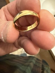 His/Hers 14Kgf wedding /Anniversary Ring JEWELERS ESTATE weighs 3.5 grams size10