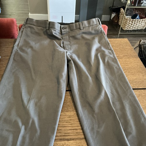Brooks Brothers Chino Hose Herren Größe 36X34 Grau Clark Advantage Gerades Bein