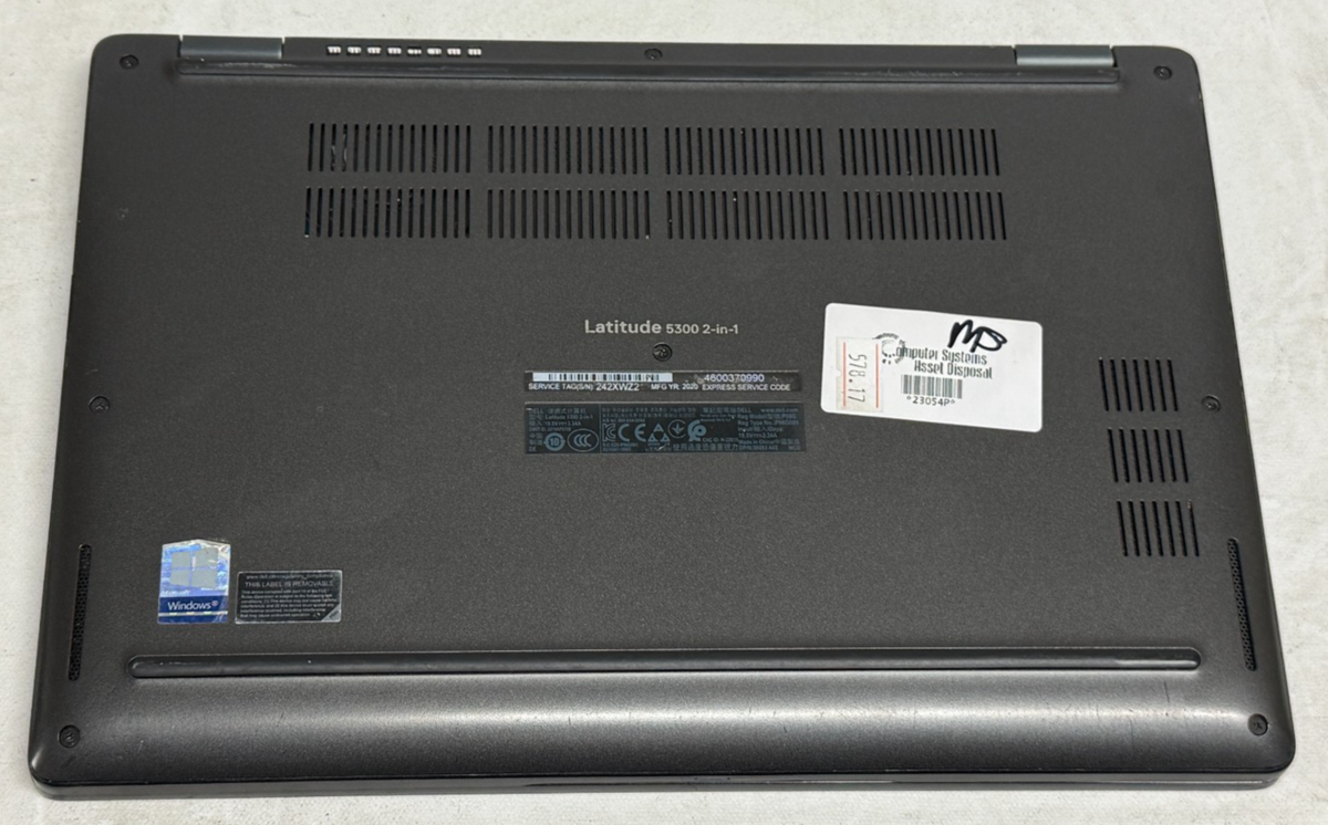 0 Latitude Dell Core Laptop i5-8365U i5 Intel SSD 1.6GHz 8GB RAM 