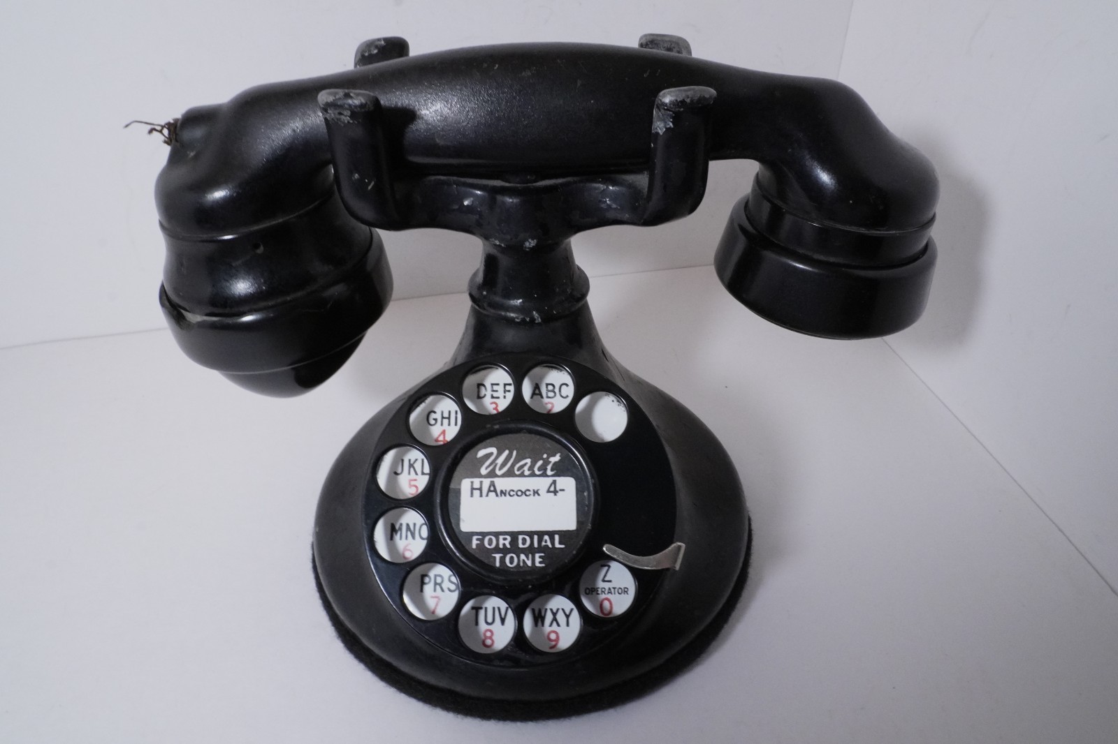 A NiceAntique Western Electric 102 Cradle Phone w/E1 & Sold AS IS & Untested