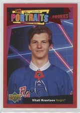 2020-21 Upper Deck UD Portraits Rookies Red Vitali Kravtsov #P-83 0ax9