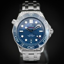 Omega Seamaster Professional Diver 300M Blue Wave 210.30.42.20.03.001 Box Papers