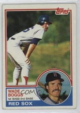 1983 Topps Wade Boggs #498 Rookie RC HOF