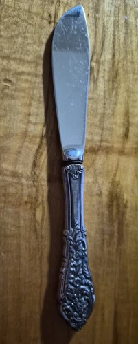 REED/BARTON STERLING Florentine Lace, HH Master Butter Knife, 7 1/8" SCRAP?MELT?