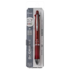 Pilot Dr. Grip 4 1, 4 Color 0.7 mm Ballpoint 1 Count Pack of 1 , Bordeaux