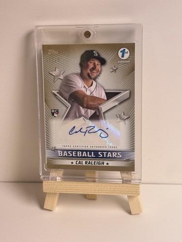 Cal Raleigh RC AUTO 1st Edition Gold /20 2022 Topps #BSA-CRA Mariners ...