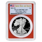 2021-W $1 1-oz T1 Proof American Silver Eagle Congratulations Set PCGS PR70DCAM