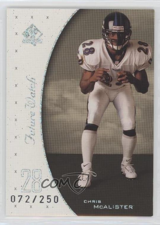 Chris McAlister SP Authentic #117 Authentic Excitement