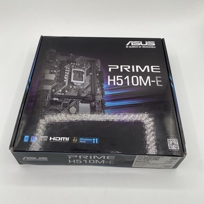 ASUS Prime H510M-E Intel 10th/11th Gen DDR4 LGA 1200 MicroATX H510 Motherboard