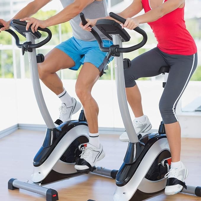 Exercise Bike Pedal Straps 2 Pairs Adjustable Rubber Universal Replacement