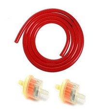 Fuel Gas Line with Fuel Filters Fits for Dirt Bike Go Kart Moped Pocket Bike