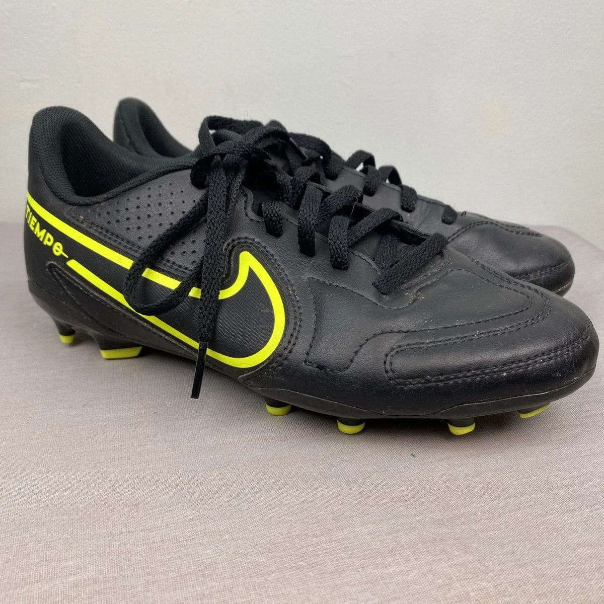 Nike cleats youth 5.5Y black lace‎ FG tiempo legend 9 da1331-070 Nike Jr Legend 9 Club FG/MG Soccer Cleats | Mercari main image 4
