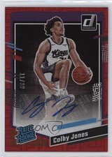 2023 Donruss Rated Rookie Choice Red Signatures 11/99 Colby Jones #280 Auto 12xy