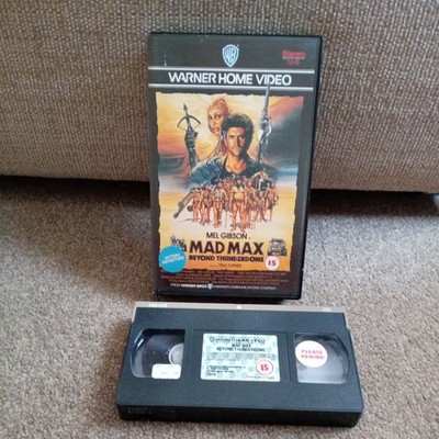Mad Max 3 VHS Beyond Thunderdome Big Box Warner Home Video Vintage Retro