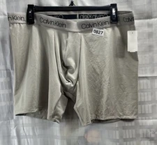 Calvin Klein Microfiber Stretch Large Classic Fit  Size Xl Color Beige Khaki