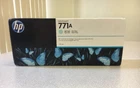 HP 771a B6Y20A Light Cyan Ink Cartridge Z6200 Genuine New Sealed Box -Mar 2027