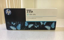 HP 771a B6Y20A Light Cyan Ink Cartridge Z6200 Genuine New Sealed Box -JAN 2027