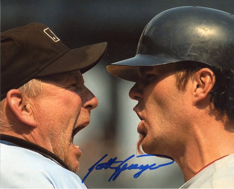 SCOTT SPIEZIO signed Photo St Louis Cardinals argue with Ump COA 2x WS