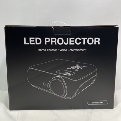 HAPPRUN Bluetooth 1080P Projector, Model H1 For Home Theater / Video ~ NEW