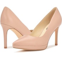 Woman's Nine West Danca Nude Platform Heels  Sz 10 M