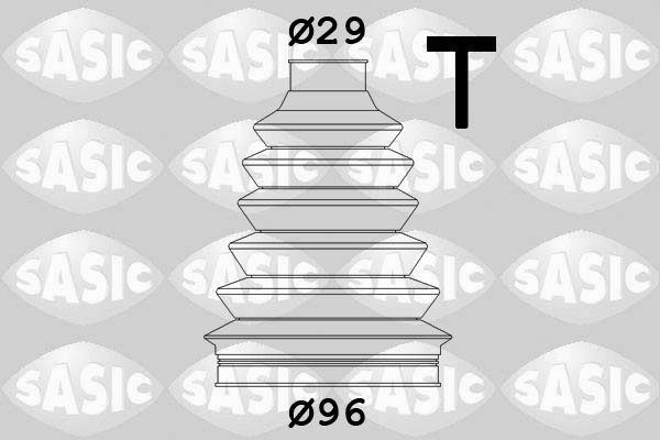 Kit cuffia, Semiasse - SASIC 4003466