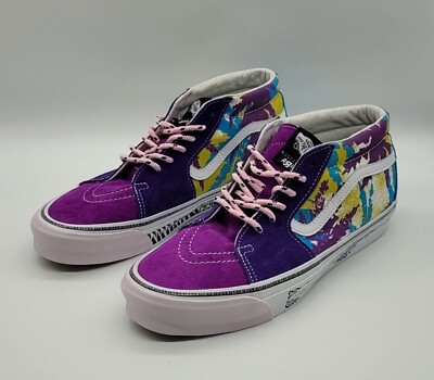 VANS x Aries OG Sk8-Mid LX Sneakers 'Weed Bright' | eBay