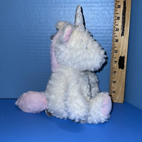 Carters Just One You White Pink Unicorn 11" Plush Baby Toy w/ Tag 67753 2019 - Picture 5 of 9