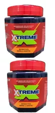 2 Xtreme Brilliant Effect Hair Styling Wax Gel No residues Alcohol Free 8.81oz. 