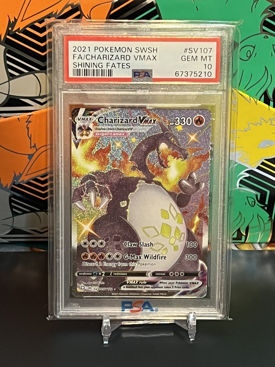 Pokemon Card - Charizard Vmax SV107/SV122 Shining Fates 2021 Pokemon Card - Charizard Vmax SV107/SV122 Shining Fates 2021