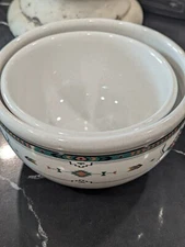 NICE Set of 2 STUDIO NOVA ADIRONDACK Y2201 Nesting Mixing Bowls Aztec Southwest 