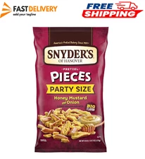 Snyder's of Hanover Pretzel Pieces, Honey Mustard and Onion, Party Size 18 oz