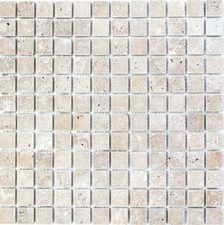 Mosaik Fliese Travertin Naturstein Walnuss Küche Bad Wand 43-44023_b|1Matte