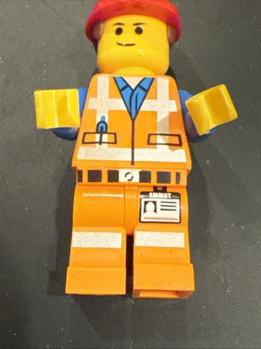 LEGO Emmet Hard Hat minifigure CMF Series LEGO Movie 71004 mini figure - Picture 3 of 4