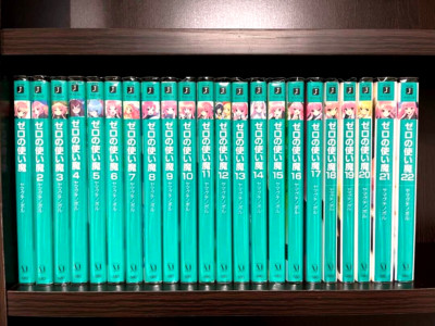 Familiar of Zero / Zero no Tsukaima Complete Novel Set 1-22 Japan Ver. used