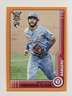 2021 Topps Big League Anderson Tejeda RC Orange Parallel #76 Texas Rangers