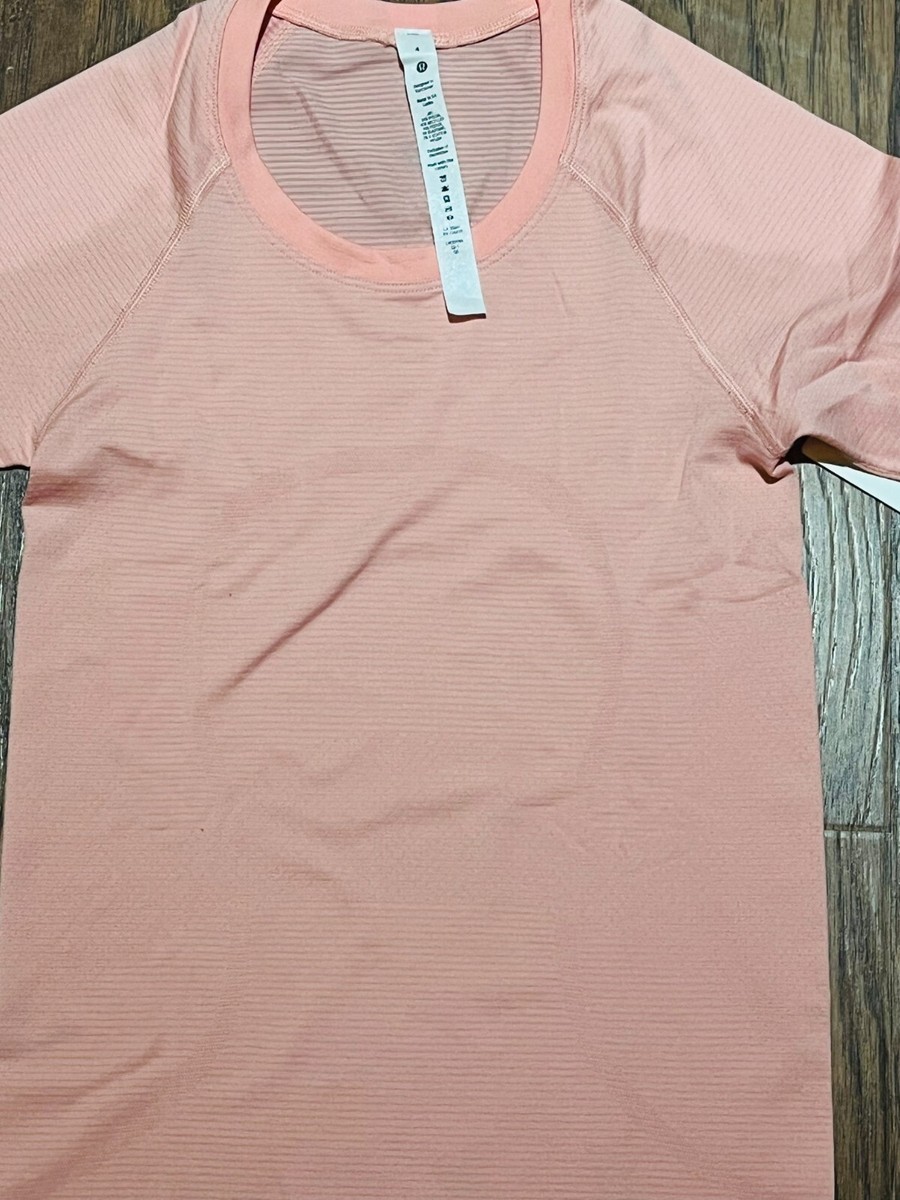 NEW Women Lululemon Swiftly Tech Long Sleeve 2.0 Dew Pink