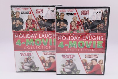 Holiday Laughs 4-Movie Collection DVD NEW Daddys Home Trading Places  Christmas