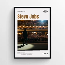 Steve Jobs Movie Poster Print, Wall Art - Unframed