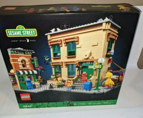 LEGO IDEAS 123 Sesame Street 21324 Oscar the Grouch Big Bird Elmo Bert Ernie Ltd