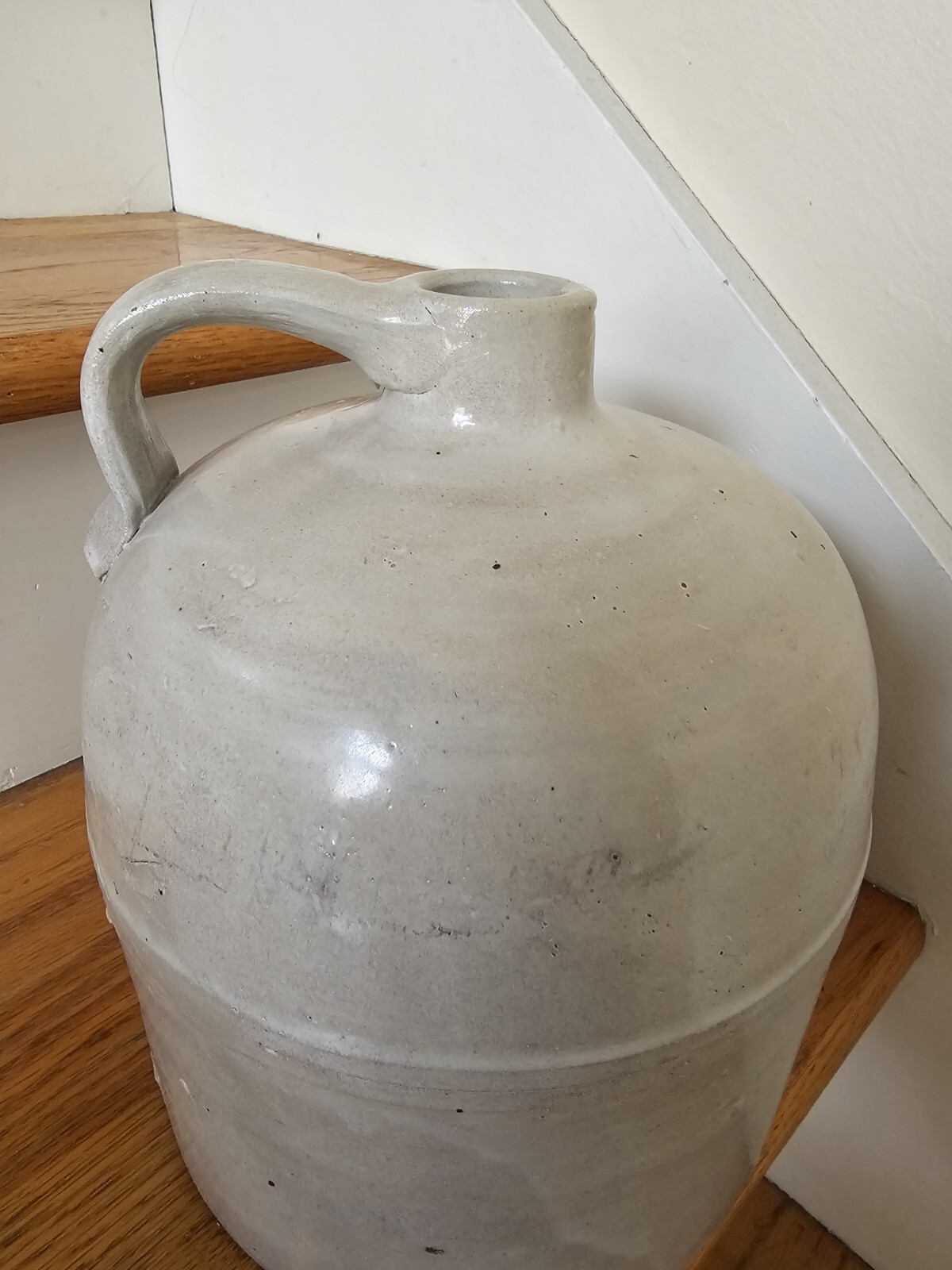 Hartington Nebraska Advertising Stoneware Jug Amundson Red Wing Crock