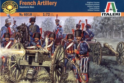 Italeri 1/72 6018 Napoleonic French Line/Guard Artillery (Napoleonic Wars)