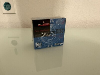Mini Disc MD80 Recordabl Minidiscs MiniDiscs 5St. *NEU* *OVP*