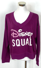 Disney Girls L 12 - 14 Disney Squad Top Pajama Shirt Spell Out Logo Sleepwear