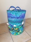 Ocean Scene Bag of Pockets, Hold All, Beach Bag, Soft Toy Tidy