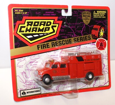 RARE Figurine J.R.D. - Camion Cargo Simca - Pompier Firefighter - France