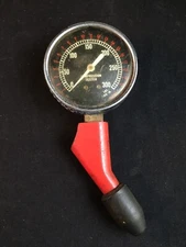 Vintage 300 PSI Compression Tester Dial 32881 Special Valve Core KAL/EQUIP